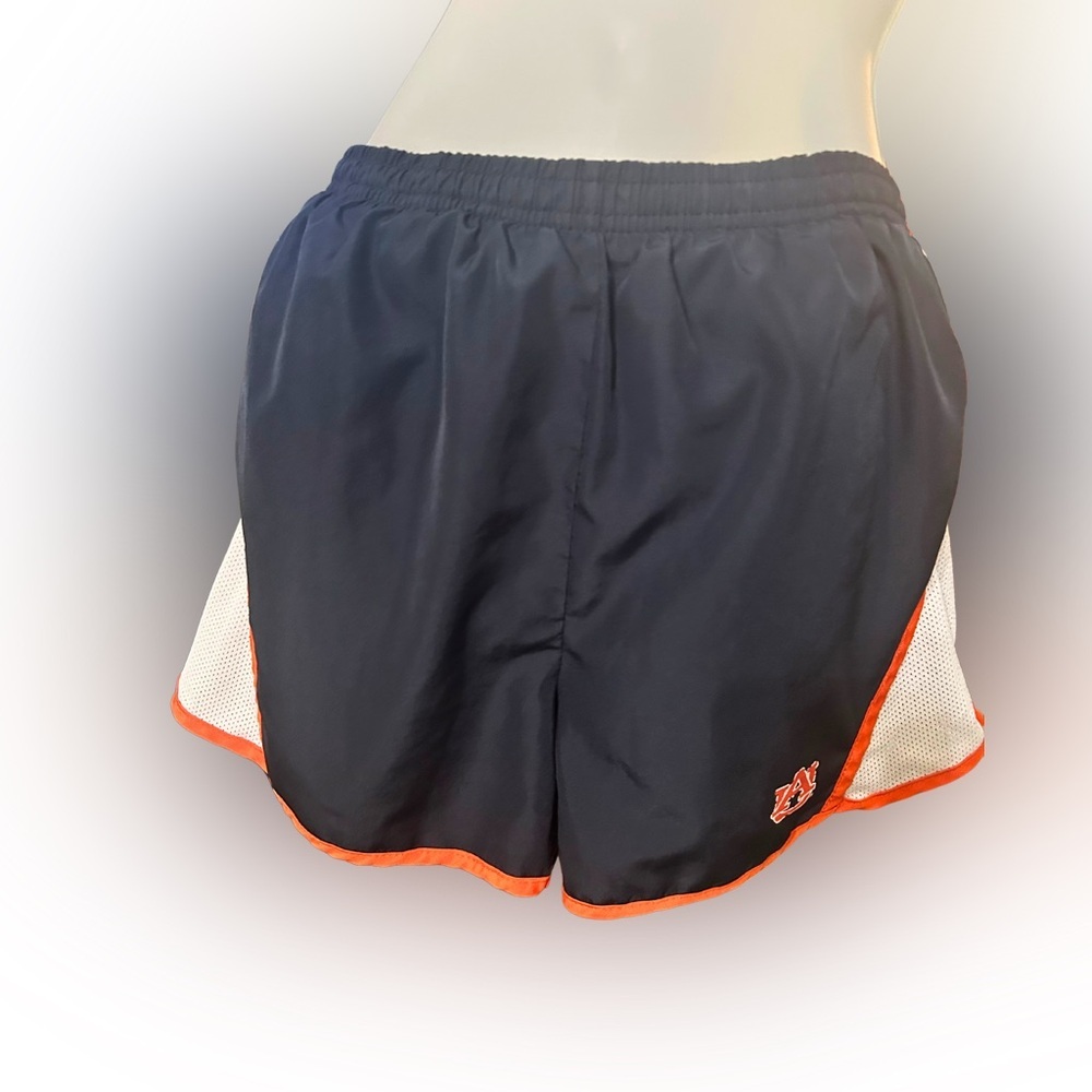 Stadium Athletics University of‎ Auburn Navy and Orange Athletic Shorts Size L